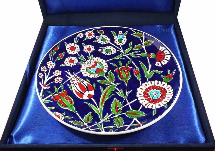 Cadeau à l'Avocat Assiette en Céramique Iznik 30 cm - 3