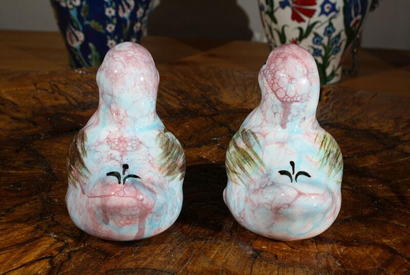 Ceramic Duck Figurines - 2