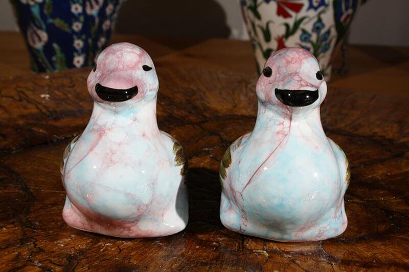 Ceramic Duck Figurines - 3