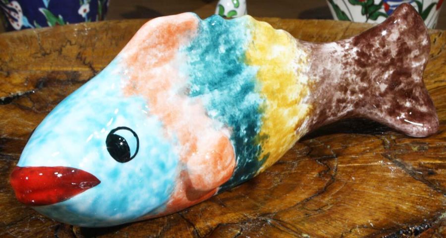 Ceramic Fish Figurine - 3