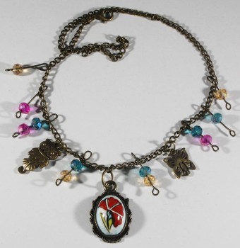 Chevillière VIP en céramique d’Iznik – Motif Œillet - Çini Evi