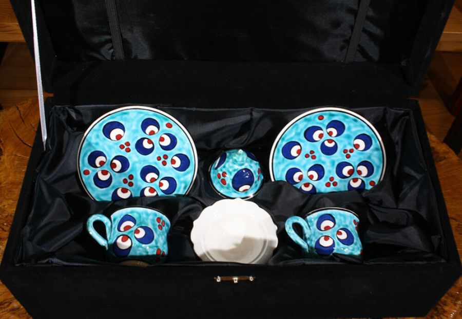 Chintemani Motif Coffee Set - 2