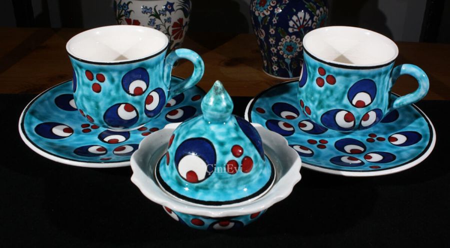 Chintemani Motif Coffee Set - 1