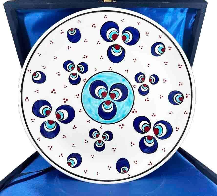 Chintemani Motif VIP Iznik Ceramic Plate - 1