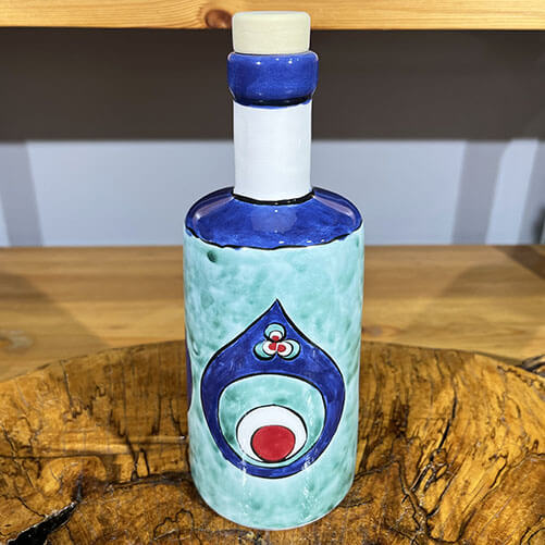 Cintemani Pattern Iznik Ceramic Oil Dispenser - 1