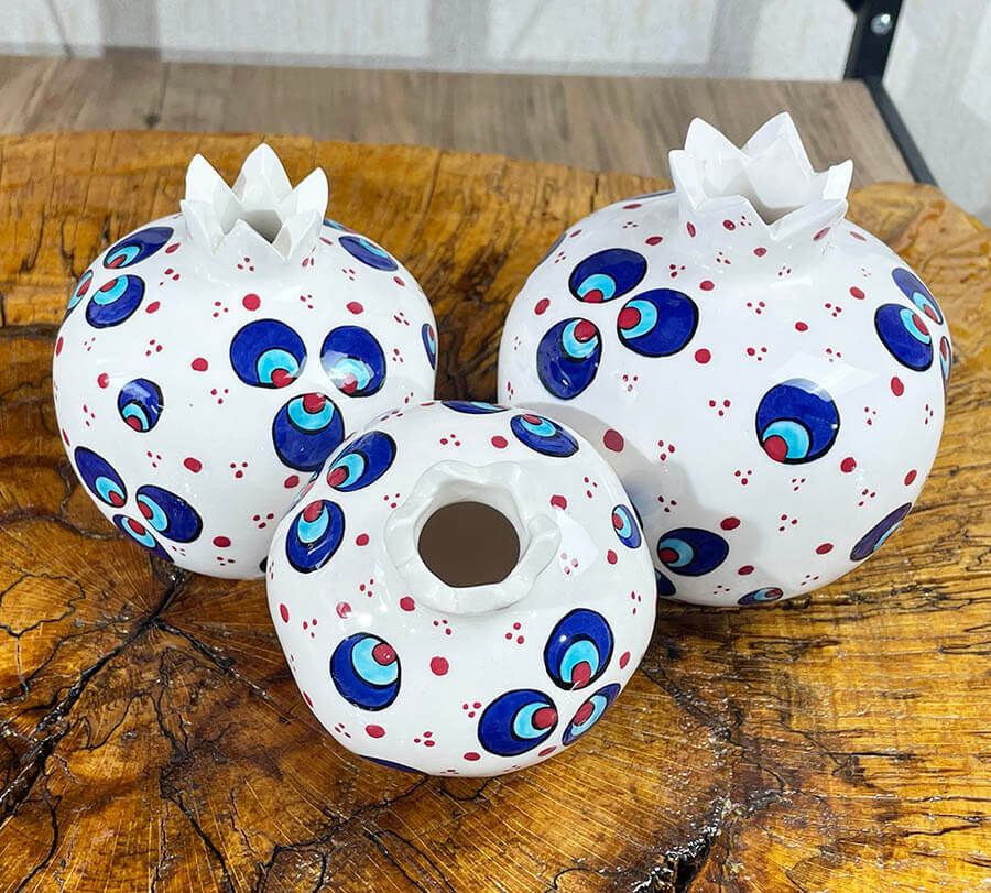Chintemani Pattern Pomegranate Set - 1