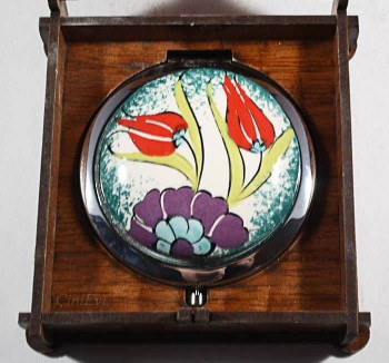 Miroir de maquillage à double tulipe - Çini Evi