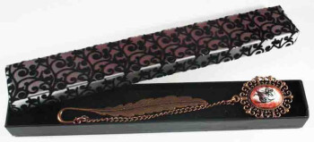 Çini Kitap Ayracı Lale İşlemeli - Çini Evi (1)