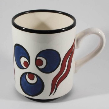 Cintemani Pattern Iznik Mug - Çini Evi