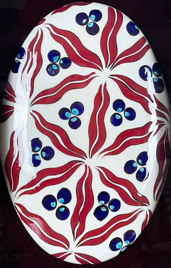 Çintemani Motif Iznik Tile - Vip Gift with Passepartout - 2