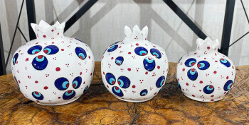 Çintemani Patterned Pomegranate Set - 2