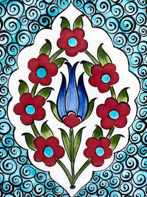 Collection spéciale Iznik Pottery Plate - 2