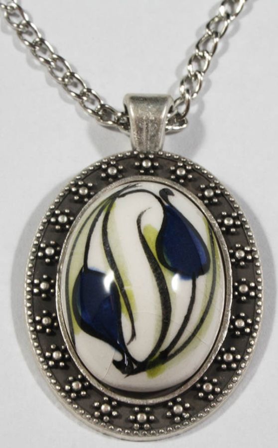 Collier Iznik à tulipes inversées et droites - 1