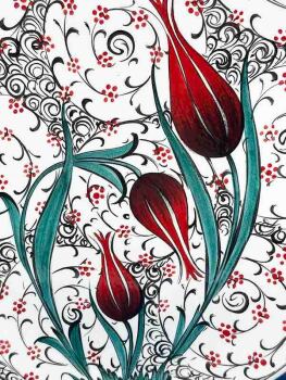 VIP Congratulations Gift Iznik Ceramic Plate - 2