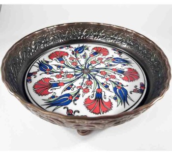Copper Sugar Bowl - Çini Evi