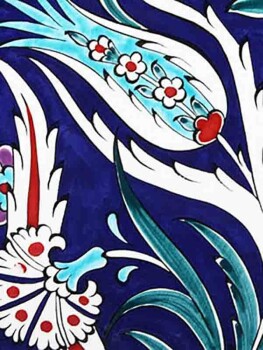Corporate Gift 25 cm VIP Iznik Ceramic Plate - 2