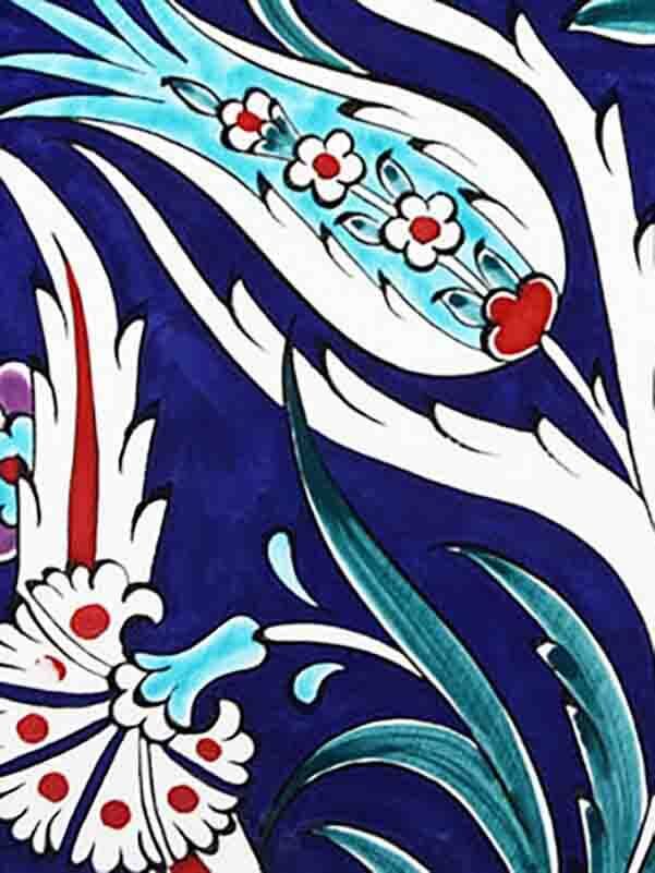 Corporate Gift 25 cm VIP Iznik Ceramic Plate - 2