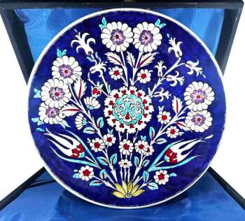 Corporate Gift Damascus Style Iznik Plate - Çini Evi
