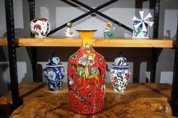 Corporate Gift Iznik Pottery Vase - 2