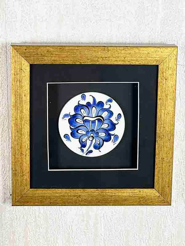 Corporate Gift Lotus Patterned Iznik Tile Plaque - 5