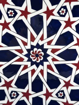 Corporate Gift, Seljuk Star Iznik Ceramic Plate - Çini Evi (1)
