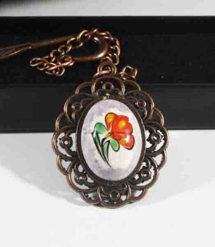 Custom Design Iznik Tile Bookmark - Çini Evi