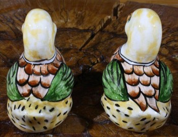 Cute Ducks Pottery Figurine - 2