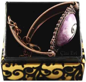 Daisy Frame Vav and Elif Pattern Ceramic Bracelet - 2