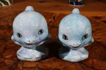 Dolphin Fish Iznik Ceramic Figurine - Çini Evi