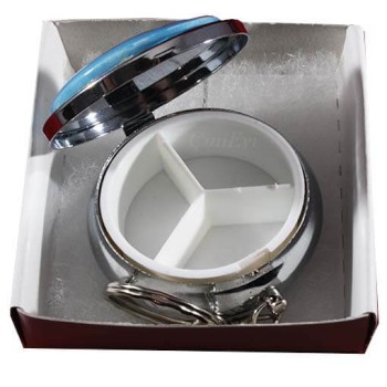 Double Tulip and Estuary Pattern Pill Box - Çini Evi (1)