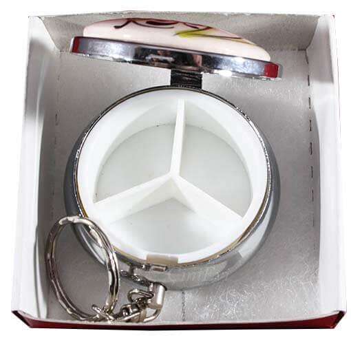 Double Tulip Muster Pill Box - 2