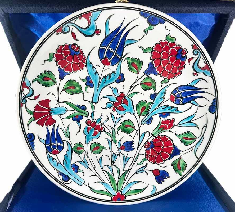 Engagement and Wedding Gift - Iznik Ceramic Plate - 1