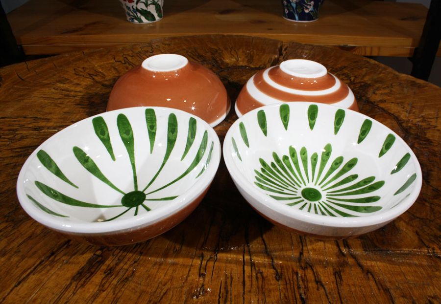 Ensemble de bols Iznik concept vert - 1