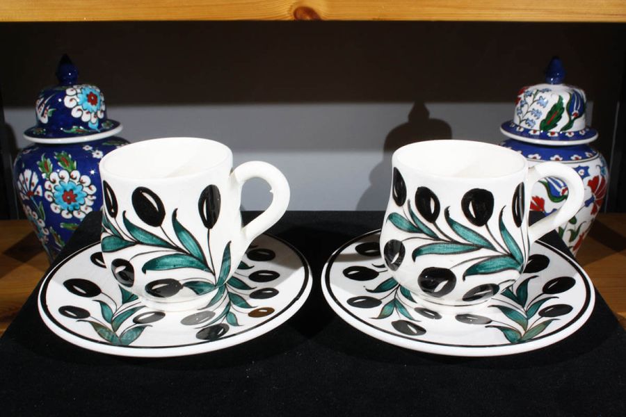 Ensemble de café de poterie de conception spéciale - 1