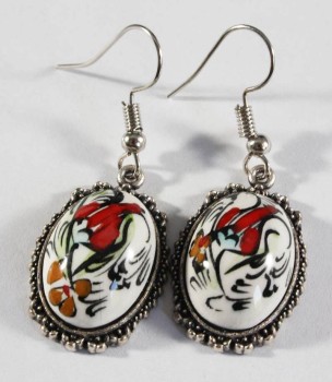 Estuary Tulip Earring Set - Çini Evi