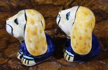 Figurines chiens aux longues oreilles en céramique d’Iznik - 3