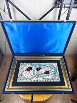 Firmenpräsent 20×40 cm Passepartout-Fliesenpanel - 3