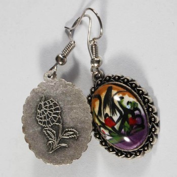 Flower Garden Ceramic Earrings - 2