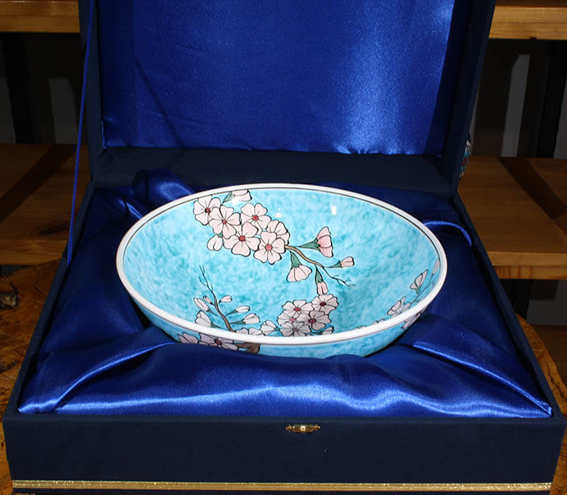Floral Motif 30 cm Iznik Ceramic Bowl - 3