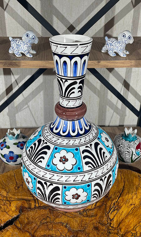 Folks job iznik pottery vase - 2