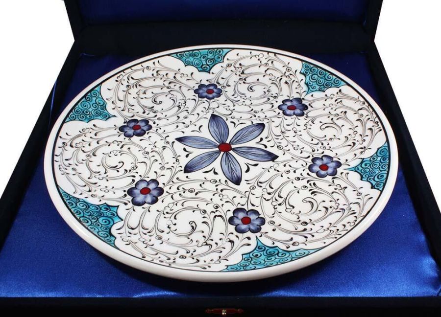 Forgive Me Gift, Custom Design Iznik Pottery Plate - 2
