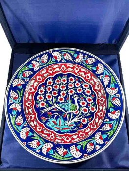 Paradise Garden 30 cm Iznik Ceramic Plate - 3