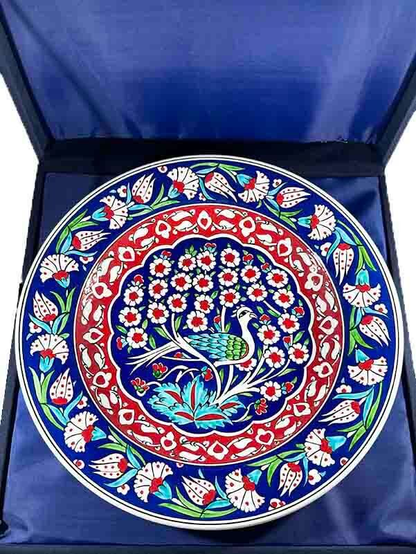 Paradise Garden 30 cm Iznik Ceramic Plate - 3