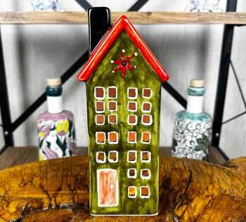 Gece Işığı İznik Çini Mumluk - Çini Evi