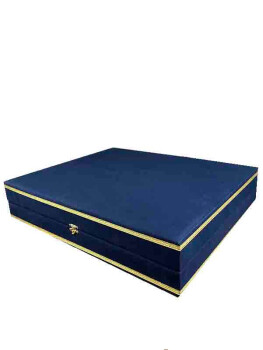 Gecegarten Motiv – Wandbild mit Passepartoutrahmen aus handgefertigter İznik-Keramik - 4