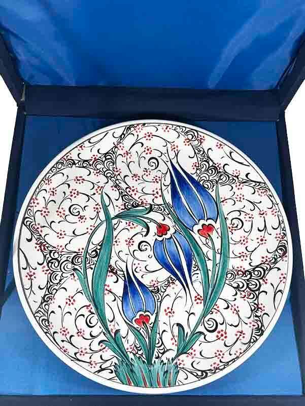 Geleneksel Miras 25cm İznik Çini Tabak - 3