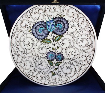 Gift For New Home Iznik Pottery Plate - 1