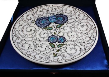 Gift For New Home Iznik Pottery Plate - 2