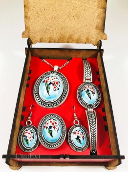 Gift to Lady Iznik Jewelry Set - 1