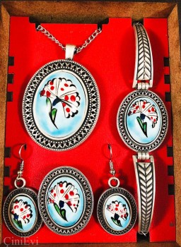 Gift to Lady Iznik Jewelry Set - 2